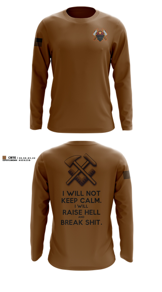 Long Sleeve Performance Shirt, ESSEX RDIV, Navy, Teamtime, Team time, sublimation, custom sports apparel, team uniforms, spirit wear, spiritwear, sports uniforms, custom shirts, team store, custom team store, fundraiser sports, apparel fundraiser