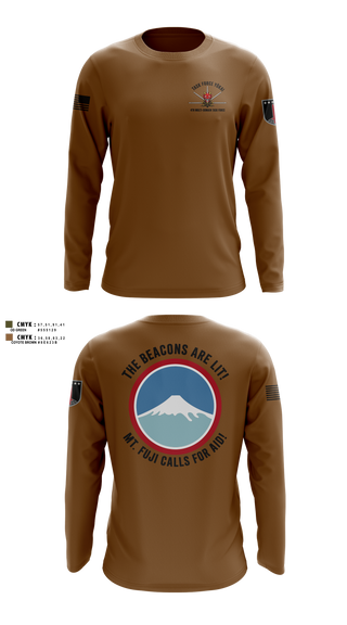 Long Sleeve Performance Shirt, 4MDTF, Army, Teamtime, Team time, sublimation, custom sports apparel, team uniforms, spirit wear, spiritwear, sports uniforms, custom shirts, team store, custom team store, fundraiser sports, apparel fundraiser