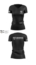 Georgia Recovery Unit 25401447 Women's Short Sleeve V-neck Shirt - 2