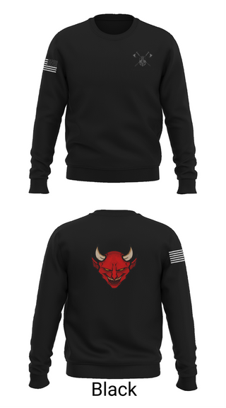 Crew Neck Sweatshirt, D Co 3-47, , Teamtime, Team time, sublimation, custom sports apparel, team uniforms, spirit wear, spiritwear, sports uniforms, custom shirts, team store, custom team store, fundraiser sports, apparel fundraiser