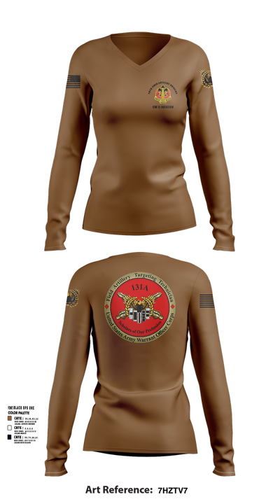 18th FAB 48765888 Women's Long Sleeve V-neck Shirt - 101