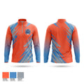 Back bay blue crabs Quarter Zip Jacket - 1