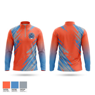 Quarter Zip Jacket, Back bay blue crabs, Baseball, Teamtime, Team time, sublimation, custom sports apparel, team uniforms, spirit wear, spiritwear, sports uniforms, custom shirts, team store, custom team store, fundraiser sports, apparel fundraiser
