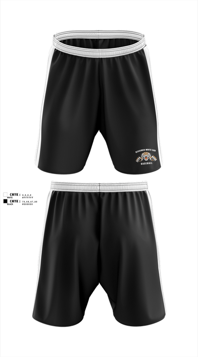 Bessemer White Sox 5262418 Athletic Shorts With Pockets - 1
