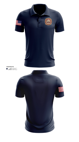 Short Sleeve Performance Polo, Colmar Vol. Fire Co. Historical Society, Fire Department, Teamtime, Team time, sublimation, custom sports apparel, team uniforms, spirit wear, spiritwear, sports uniforms, custom shirts, team store, custom team store, fundraiser sports, apparel fundraiser