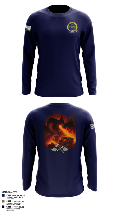 900 Division 83535316 Long Sleeve Performance Shirt 105