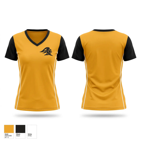 Womens Short Sleeve Vneck Shirt, Foothill Knights, Wrestling, Teamtime, Team time, sublimation, custom sports apparel, team uniforms, spirit wear, spiritwear, sports uniforms, custom shirts, team store, custom team store, fundraiser sports, apparel fundraiser