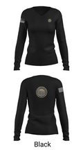 333rd Mp co 87319250 Women's Long Sleeve V-neck Shirt - 35