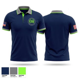 Short Sleeve Performance Polo, East Side Fire Department (Belleville), Fire Department, Teamtime, Team time, sublimation, custom sports apparel, team uniforms, spirit wear, spiritwear, sports uniforms, custom shirts, team store, custom team store, fundraiser sports, apparel fundraiser