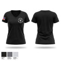 Mid Missouri Drug Task Force Women's Short Sleeve V-neck Shirt - 1