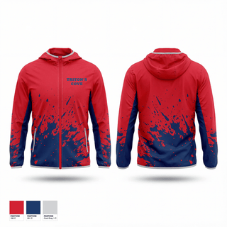 Windbreaker, Triton’s Cove, Swimming, Teamtime, Team time, sublimation, custom sports apparel, team uniforms, spirit wear, spiritwear, sports uniforms, custom shirts, team store, custom team store, fundraiser sports, apparel fundraiser