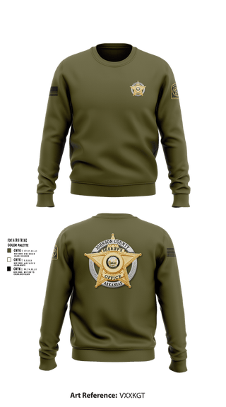 Crew Neck Sweatshirt, Johnson County Sheriff’s Office, Police, Teamtime, Team time, sublimation, custom sports apparel, team uniforms, spirit wear, spiritwear, sports uniforms, custom shirts, team store, custom team store, fundraiser sports, apparel fundraiser