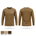 USS Bainbridge Weapons Department Long Sleeve Performance Shirt - 1