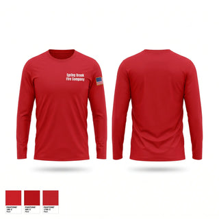 Long Sleeve Performance Shirt, Spring Brook Fire Company, Fire Department, Teamtime, Team time, sublimation, custom sports apparel, team uniforms, spirit wear, spiritwear, sports uniforms, custom shirts, team store, custom team store, fundraiser sports, apparel fundraiser