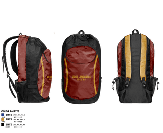 Gear Bag, Sport LangostasBLUE MACAW, Men's Soccer, Teamtime, Team time, sublimation, custom sports apparel, team uniforms, spirit wear, spiritwear, sports uniforms, custom shirts, team store, custom team store, fundraiser sports, apparel fundraiser