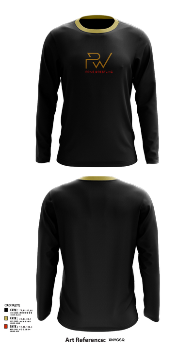 Prime Wrestling 25861032 Long Sleeve Performance Shirt 44
