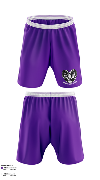 Mens Soccer Shorts, Deering Rams Soccer, Men's Soccer, Teamtime, Team time, sublimation, custom sports apparel, team uniforms, spirit wear, spiritwear, sports uniforms, custom shirts, team store, custom team store, fundraiser sports, apparel fundraiser