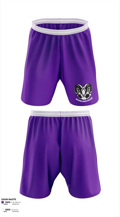 Deering Rams Soccer 79639687 Mens Soccer Shorts - 2