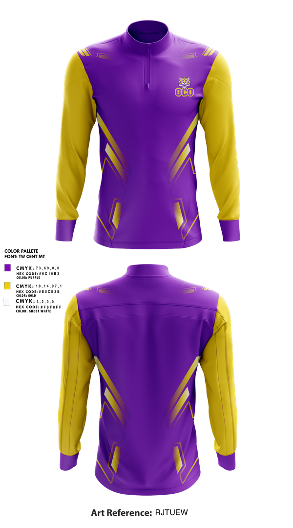 Quarter Zip Jacket, Gray Court-Owings Football and Cheer, Spirit Store, Teamtime, Team time, sublimation, custom sports apparel, team uniforms, spirit wear, spiritwear, sports uniforms, custom shirts, team store, custom team store, fundraiser sports, apparel fundraiser