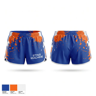 Womens Shorts, Sting Machine, Spirit Store, Teamtime, Team time, sublimation, custom sports apparel, team uniforms, spirit wear, spiritwear, sports uniforms, custom shirts, team store, custom team store, fundraiser sports, apparel fundraiser