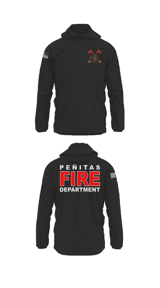 Windbreaker, Peñitas Fire Department, Fire Department, Teamtime, Team time, sublimation, custom sports apparel, team uniforms, spirit wear, spiritwear, sports uniforms, custom shirts, team store, custom team store, fundraiser sports, apparel fundraiser