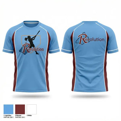 Revolution Delco 14U White 16539656 Short Sleeve Performance Shirt - 1