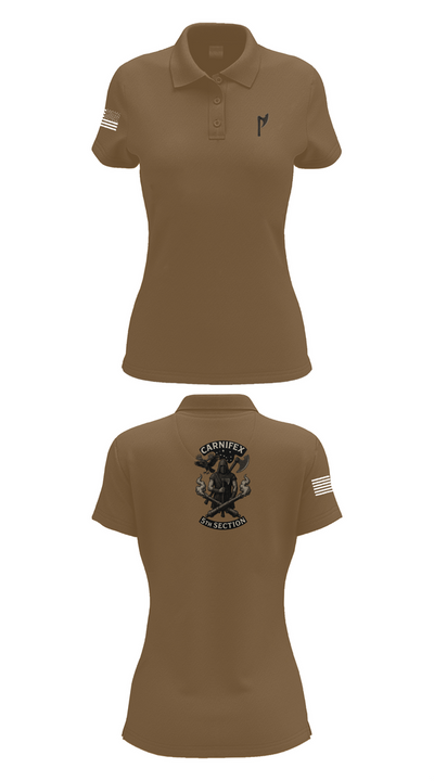2-8 FA, C BTRY 92063825 Women's Short Sleeve Performance Polo  - 15