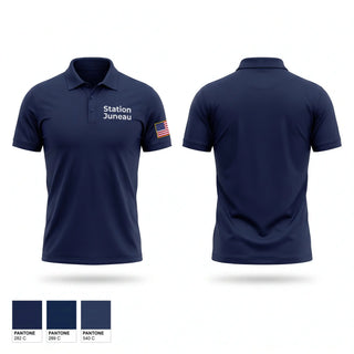 Short Sleeve Performance Polo, Station Juneau, Coast Guard, Teamtime, Team time, sublimation, custom sports apparel, team uniforms, spirit wear, spiritwear, sports uniforms, custom shirts, team store, custom team store, fundraiser sports, apparel fundraiser