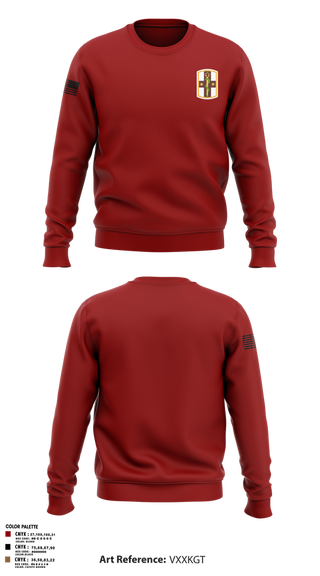 Crew Neck Sweatshirt, 441 medical company ground ambulance, , Teamtime, Team time, sublimation, custom sports apparel, team uniforms, spirit wear, spiritwear, sports uniforms, custom shirts, team store, custom team store, fundraiser sports, apparel fundraiser