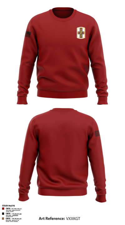 441 medical company ground ambulance 37316787 Crew Neck Sweatshirt - 1