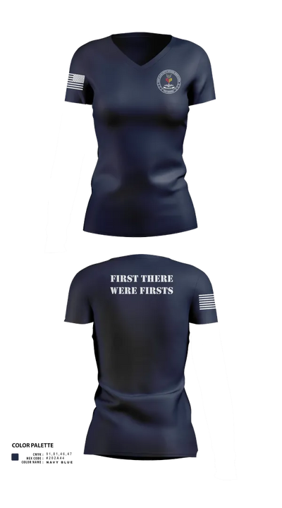 NIOC GA fcpoa 39621508 Women's Short Sleeve V-neck Shirt - 71
