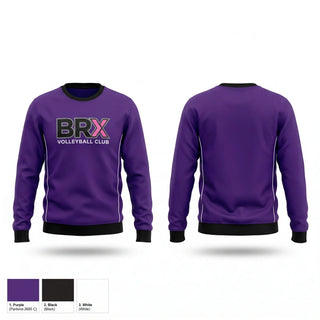 Crew Neck Sweatshirt, BRX, Women's Volleyball, Teamtime, Team time, sublimation, custom sports apparel, team uniforms, spirit wear, spiritwear, sports uniforms, custom shirts, team store, custom team store, fundraiser sports, apparel fundraiser
