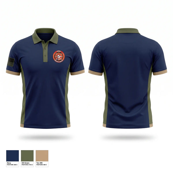 Short Sleeve Performance Polo, Skidmore, Fire Department, Teamtime, Team time, sublimation, custom sports apparel, team uniforms, spirit wear, spiritwear, sports uniforms, custom shirts, team store, custom team store, fundraiser sports, apparel fundraiser