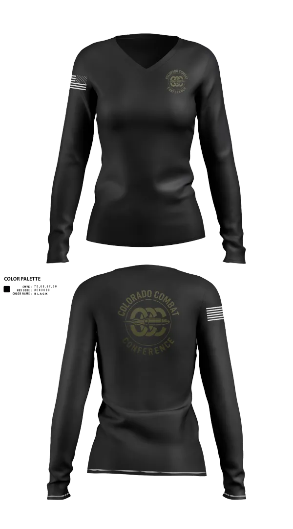 Womens Long Sleeve Vneck Shirt, , Wrestling, Teamtime, Team time, sublimation, custom sports apparel, team uniforms, spirit wear, spiritwear, sports uniforms, custom shirts, team store, custom team store, fundraiser sports, apparel fundraiser