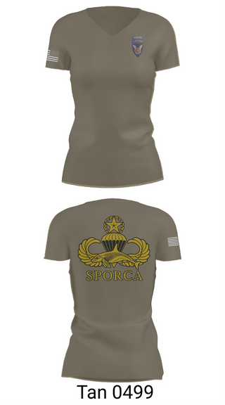 Womens Short Sleeve Vneck Shirt, HHC, 725th BSB, 2/11 ABN, , Teamtime, Team time, sublimation, custom sports apparel, team uniforms, spirit wear, spiritwear, sports uniforms, custom shirts, team store, custom team store, fundraiser sports, apparel fundraiser