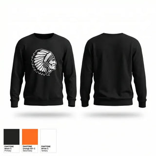 Crew Neck Sweatshirt, Apache Warriors, Cross Country, Teamtime, Team time, sublimation, custom sports apparel, team uniforms, spirit wear, spiritwear, sports uniforms, custom shirts, team store, custom team store, fundraiser sports, apparel fundraiser