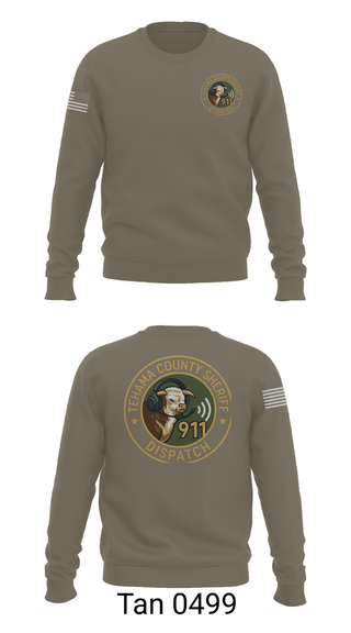 Crew Neck Sweatshirt, TCSO DISPATCH, , Teamtime, Team time, sublimation, custom sports apparel, team uniforms, spirit wear, spiritwear, sports uniforms, custom shirts, team store, custom team store, fundraiser sports, apparel fundraiser