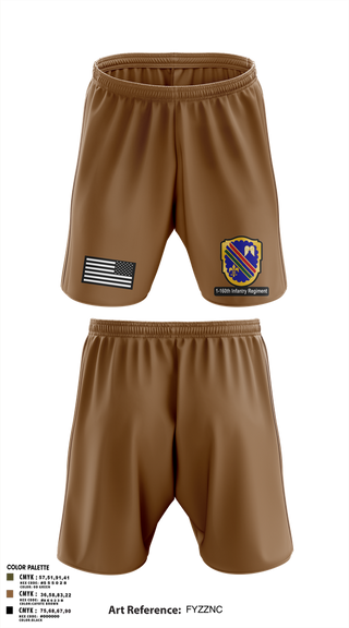 Athletic Shorts With Pockets, Co A, 1st-160th INF, 79th IBCT, , Teamtime, Team time, sublimation, custom sports apparel, team uniforms, spirit wear, spiritwear, sports uniforms, custom shirts, team store, custom team store, fundraiser sports, apparel fundraiser