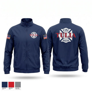 Windbreaker, Tulia Fire Department, Fire Department, Teamtime, Team time, sublimation, custom sports apparel, team uniforms, spirit wear, spiritwear, sports uniforms, custom shirts, team store, custom team store, fundraiser sports, apparel fundraiser