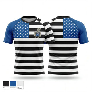 Short Sleeve Rash Guard Shirt, THE DOG POUND, Wrestling, Teamtime, Team time, sublimation, custom sports apparel, team uniforms, spirit wear, spiritwear, sports uniforms, custom shirts, team store, custom team store, fundraiser sports, apparel fundraiser