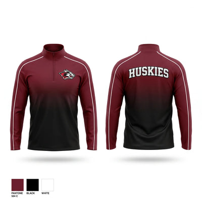 New Holstein Huskies Quarter Zip Jacket - 1