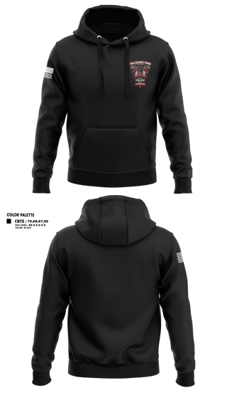 Hoodie, Palisades Park Police Department Public, Police, Teamtime, Team time, sublimation, custom sports apparel, team uniforms, spirit wear, spiritwear, sports uniforms, custom shirts, team store, custom team store, fundraiser sports, apparel fundraiser