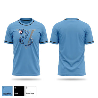 Short Sleeve Performance Shirt, Vipers, Baseball, Teamtime, Team time, sublimation, custom sports apparel, team uniforms, spirit wear, spiritwear, sports uniforms, custom shirts, team store, custom team store, fundraiser sports, apparel fundraiser