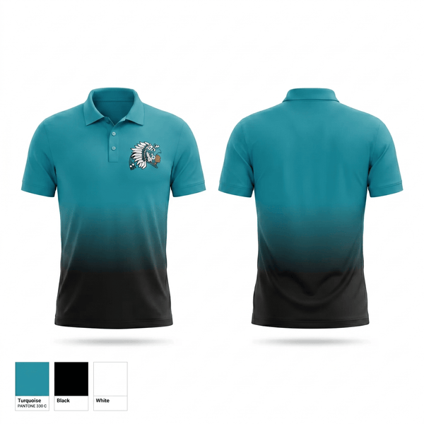 Short Sleeve Performance Polo, Mendota Aztecs, Track & Field, Teamtime, Team time, sublimation, custom sports apparel, team uniforms, spirit wear, spiritwear, sports uniforms, custom shirts, team store, custom team store, fundraiser sports, apparel fundraiser