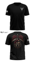 B. CO, 112th SIG BN Old School Cotton Feel Shirt - 11