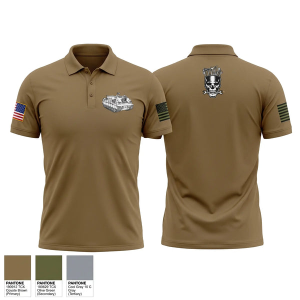 Short Sleeve Performance Polo, Track 3-66, Army, Teamtime, Team time, sublimation, custom sports apparel, team uniforms, spirit wear, spiritwear, sports uniforms, custom shirts, team store, custom team store, fundraiser sports, apparel fundraiser