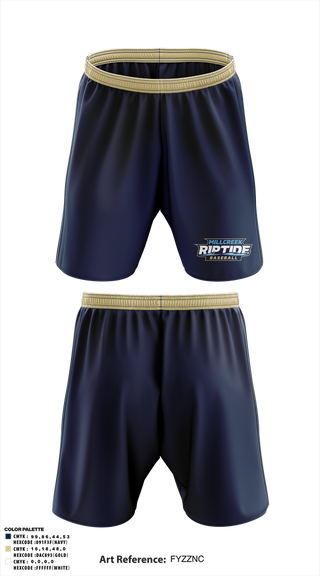 Athletic Shorts With Pockets, Millcreek Riptide, Baseball, Teamtime, Team time, sublimation, custom sports apparel, team uniforms, spirit wear, spiritwear, sports uniforms, custom shirts, team store, custom team store, fundraiser sports, apparel fundraiser