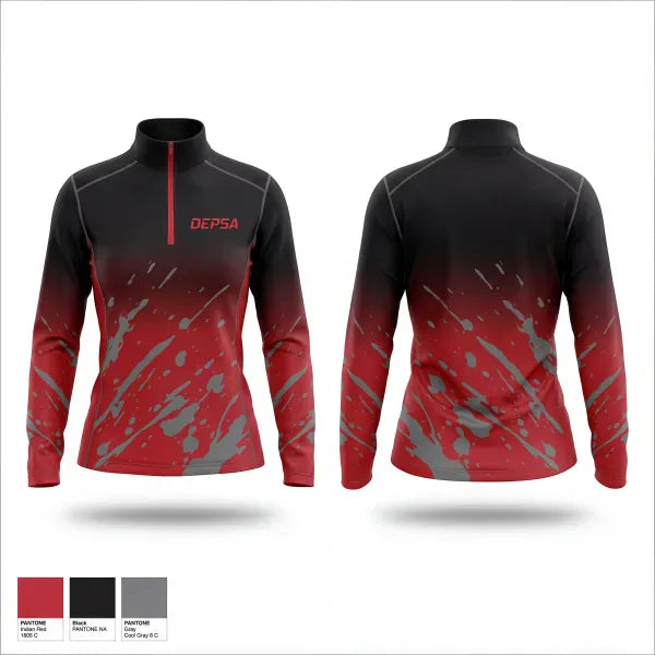 Quarter Zip Jacket, DEPSA, Track & Field, Teamtime, Team time, sublimation, custom sports apparel, team uniforms, spirit wear, spiritwear, sports uniforms, custom shirts, team store, custom team store, fundraiser sports, apparel fundraiser