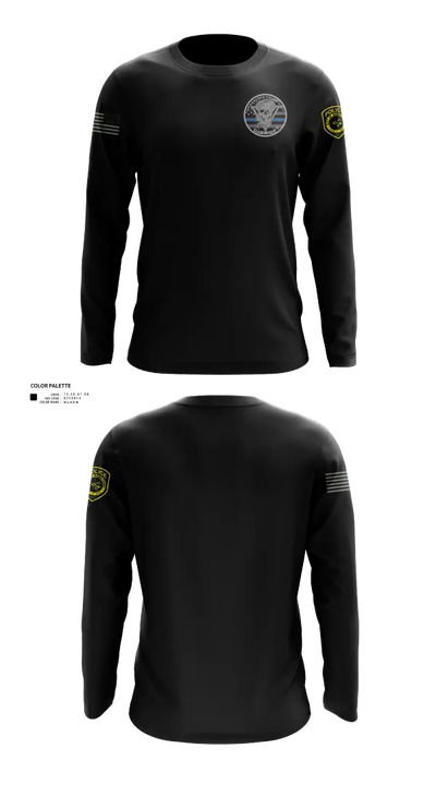 Robstown Police Department Narcotics Division Long Sleeve Performance Shirt 21