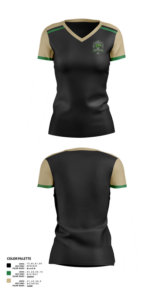 Womens Short Sleeve Vneck Shirt, Aztecas, Women's Soccer, Teamtime, Team time, sublimation, custom sports apparel, team uniforms, spirit wear, spiritwear, sports uniforms, custom shirts, team store, custom team store, fundraiser sports, apparel fundraiser